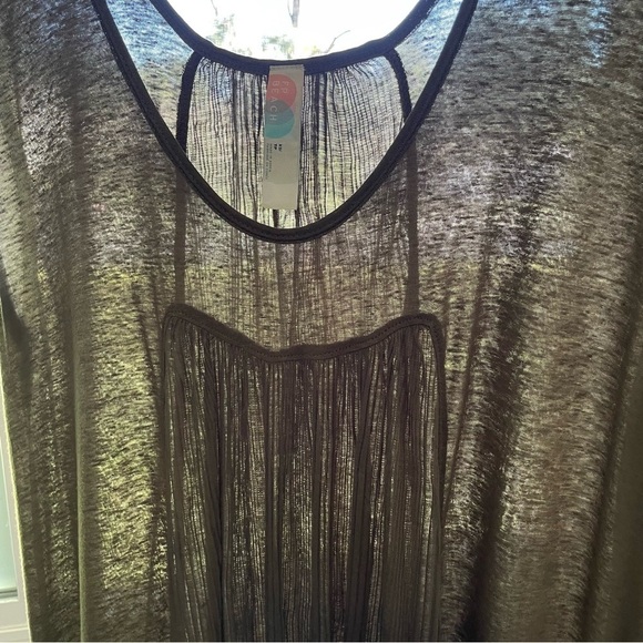 Free People Beach Always Dreamin Linen Blend Cap Sleeve Maxi Dress Army Green XS - Picture 10 of 16